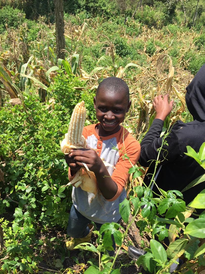 FarmTeens team smiling in the field